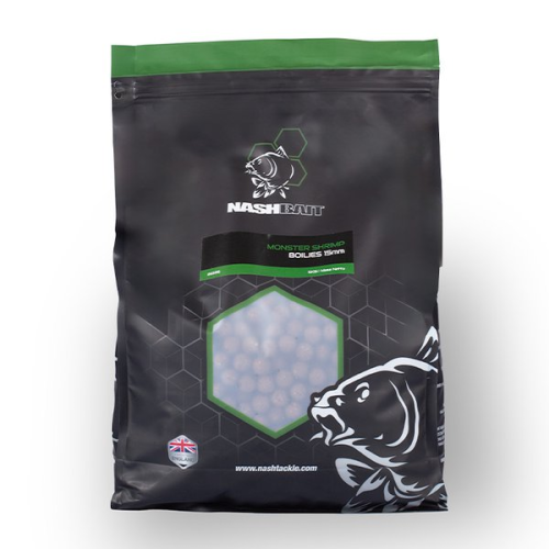 Bouillettes Nash Monster Shrimp Boilies 1kg 2