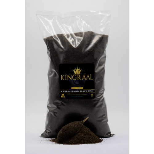 Amorce Kingraal Carp Méthod Black Fish 1,750kg