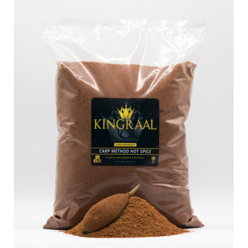 Amorce Kingraal Carp Méthod Hot Spice 1,750kg