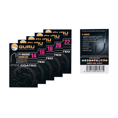 Hameçons Guru F1 Maggot Hook