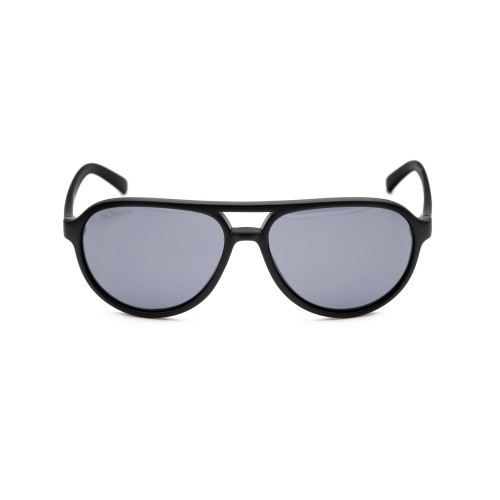 Sunglasses Aviator Mat Black Frame  Grey lens
