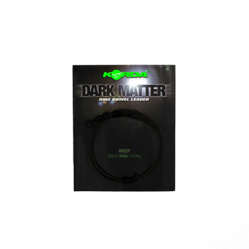 Montage Korda Dark Matter Leader Size 8 Ring Swivel 50 cm...