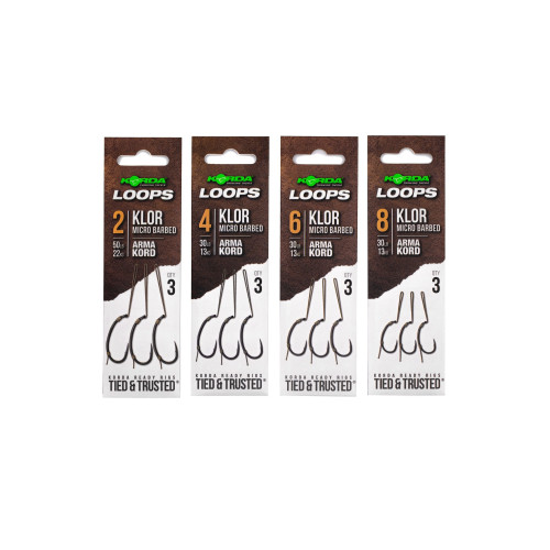 Bas De Ligne Korda Loops Rigs Klor 30lb 2