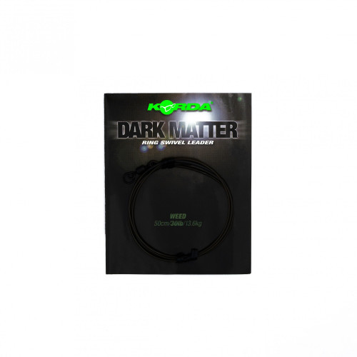 Dark Matter Leader Size 8 Ring Swivel 50 cm 40 lb