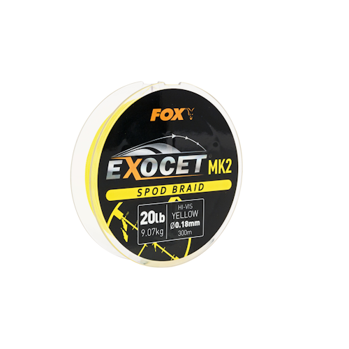Exocet MK2 Spod Braid 0.18mm / 20lb X 300m - yellow