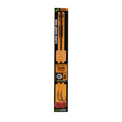 Bas De Ligne Fox Edges Curve Short Camotex Semi Stiff x 2