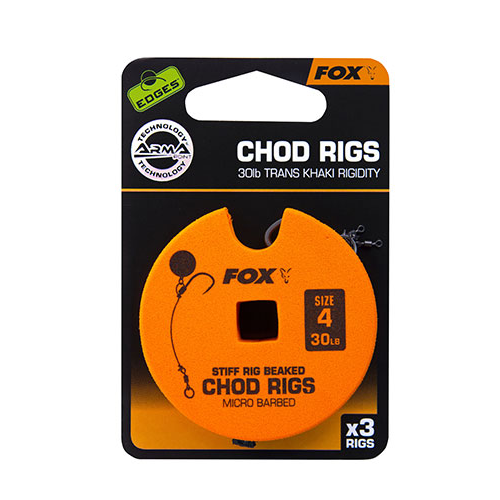 Edge Armapoint stiff rig beaked Chod rigs x 3 STD