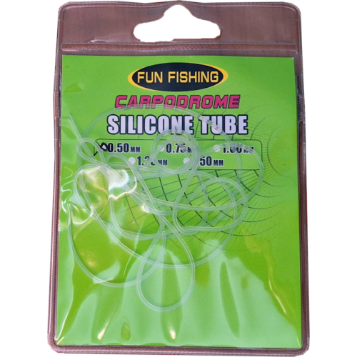 Gaine Silicone Fun Fishing 1m - Transparent -0.50mm