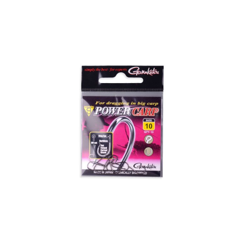 Hameçons Gamakatsu Power Carp Ring Eye BL NSB 10pcs