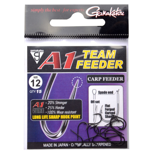 Hameçons Gamakatsu A1 Team Feeder Carp Feeder 15pcs