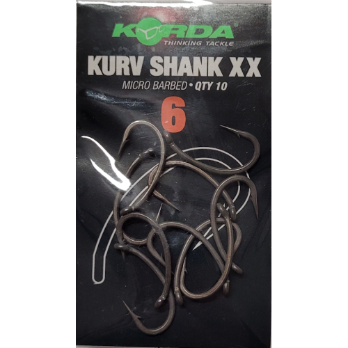 Hameçons Carpe Korda Kurv Shank XX
