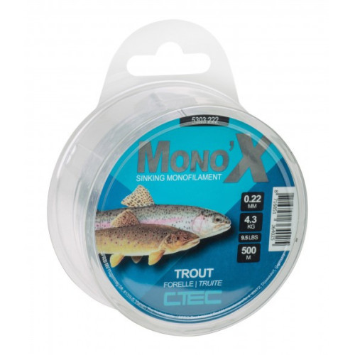 Nylon Ctec Trout Clear  500m