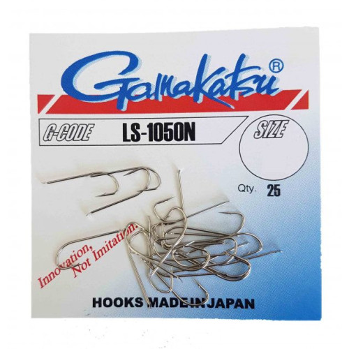 Hameçons Gamakatsu LS-1050N (Nickel) 25pcs