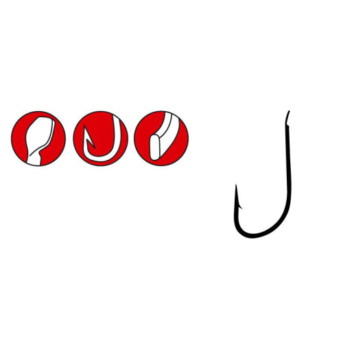 Hameçons Gamakatsu LS-1090N (Nickel) 25pcs