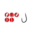 Hameçon Simple Gamakatsu Hook LS-5330R (Red) 25pcs