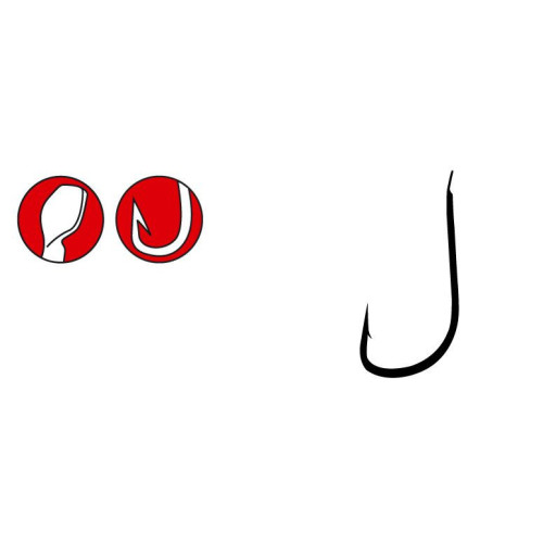 Hameçons Gamakatsu LS-1010R (Red) 25pcs