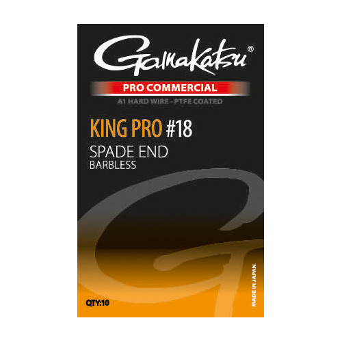 Hameçons Gamakatsu Pro-C King Pro Spade A1 Ptfe BL 10pcs