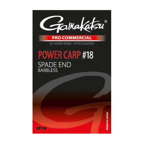 Hameçons Gamakatsu Pro-C Powercarp Spade A1 Ptfe BL 10pcs