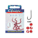 Bas De Ligne Gamakatsu Hook BKS-5260R Red Worm 45 cm 10pcs