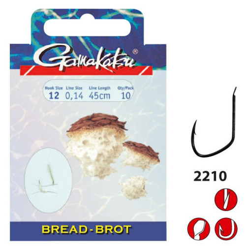 Bas De Ligne Gamakatsu BKS-2210G Bread 45cm 10pcs
