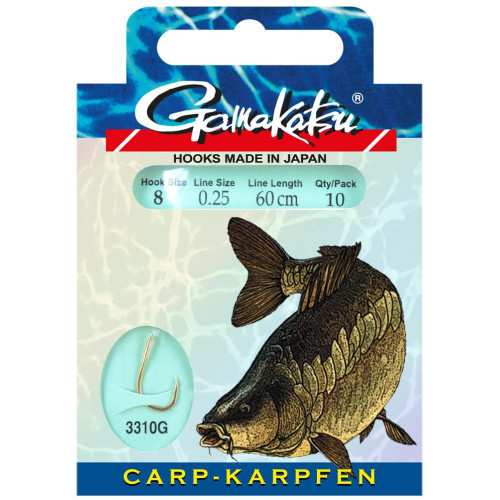 Bas De Ligne Gamakatsu BKG-3310F Carp 60cm 10pcs