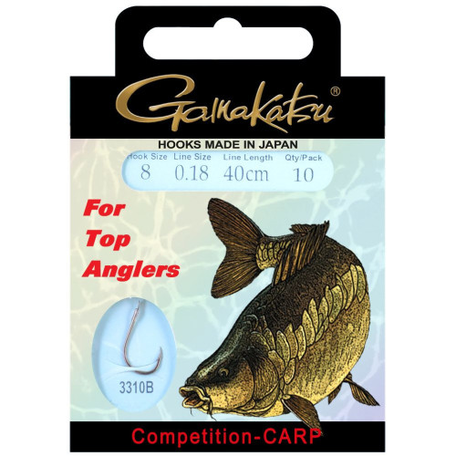 Bas De Ligne Gamakatsu BKS-3310B Carp  40cm 10pcs