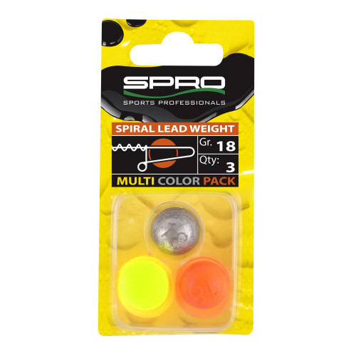 Plombs Spro Spiral Weight  Assorti 3pcs