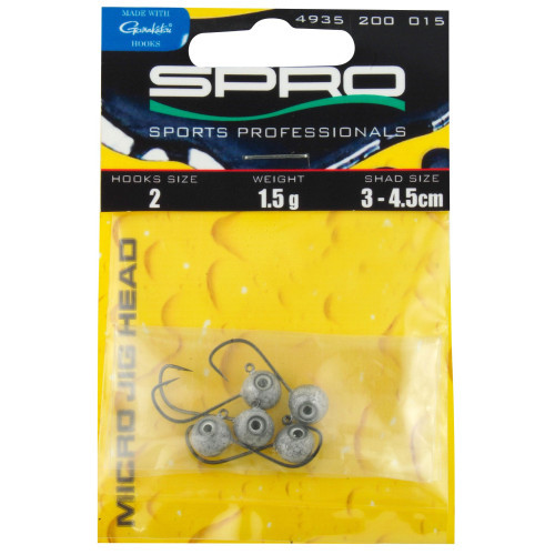 Tête Plombée Spro Micro Jig Head  (5pcs)