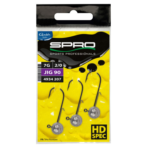 Tête Plombée Spro Jighead HD 90  (3pcs)