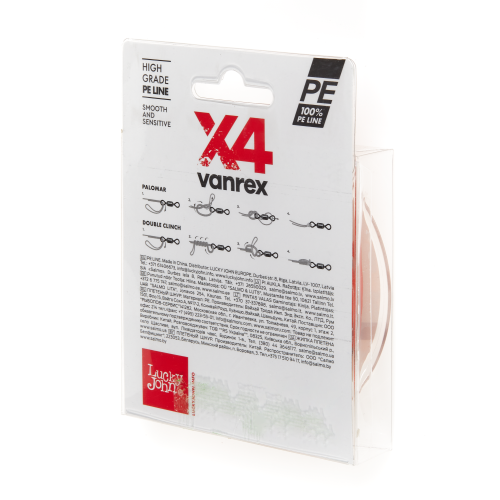 Tresse Lucky John Braided Line Vanrex X4 Braid...