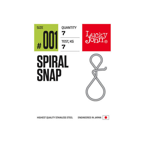 Agrafe Lucky John Spiral Snap