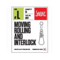 Agrafe Lucky John Moving Rolling And Interlock Black