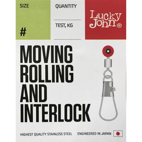 Agrafe Lucky John Moving Rolling And Interlock Red
