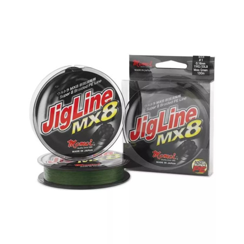 Tresse Momoi PE Jigline MX8 Moss Green 100m