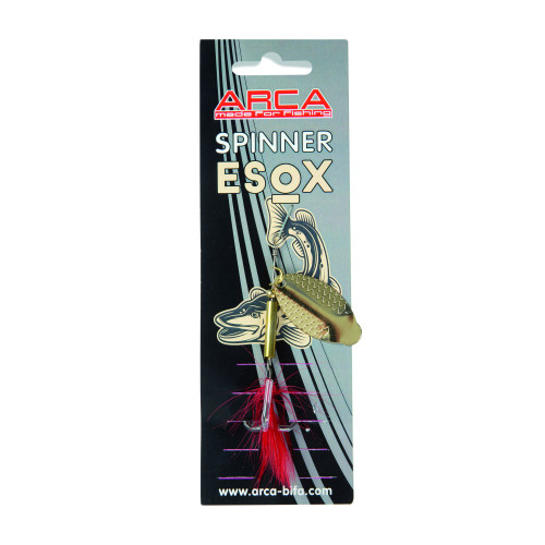 Cuiller Tournante Arca Spinner Esox Gold