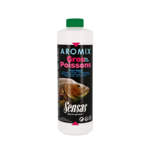 Additif Liquide Sensas Aromix 500ml Gros Poissons Fishmeal