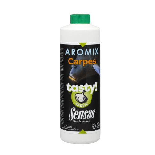 Additif Liquide Sensas Aromix 500ml Carp Tasty Garlic