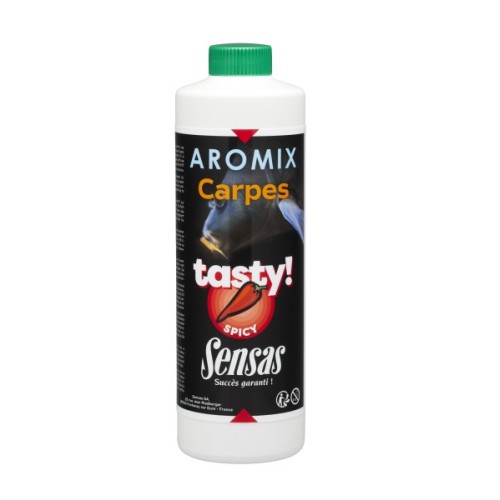 Additif Liquide Sensas Aromix 500ml Carp Tasty Spicy