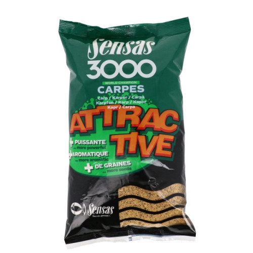 Amorce Sensas 3000 Attractive Carpes 1kg