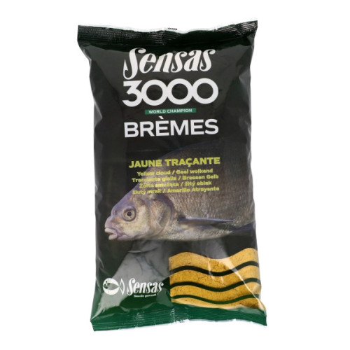 Amorce Sensas 3000 Brèmes Jaune Traçante 1kg