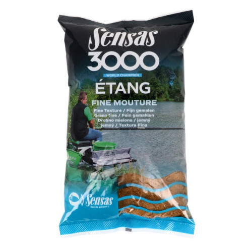 Amorce Sensas 3000 Etang Fine Mouture 1kg