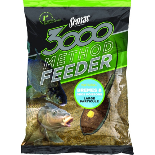 Amorce Sensas 3000 Method Brèmes Et Gros Poissons 1kg
