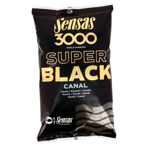 Amorce Sensas 3000 Super Black Canal 1kg