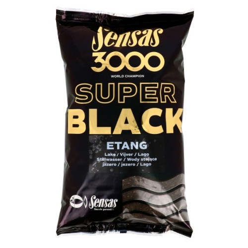 Amorce Sensas 3000 Super Black Etang 1kg