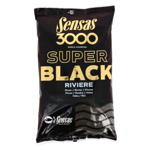 Amorce Sensas 3000 Super Black Rivière 1kg
