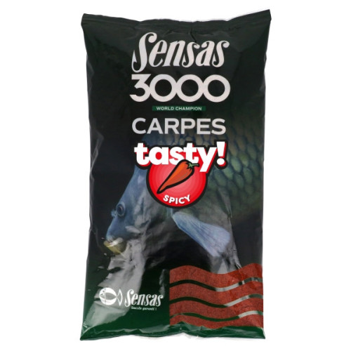 Amorce Sensas 3000 Carp Tasty 1kg Spicy