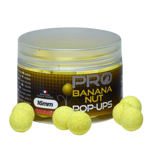 Bouillettes Flottantes Starbaits Pro Banana Nut Pop Up 50g