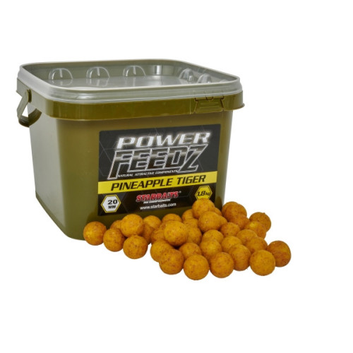 Bouillettes Starbaits Power Feedz Pineapple Tiger 20mm 1,8kg