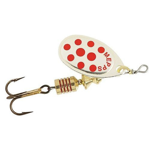 Cuiller Tournante Mepps Aglia Argent/Rouge