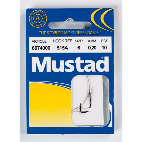 Bas De Ligne Mustad HM 515A-BR Strong Line (Pochette de...